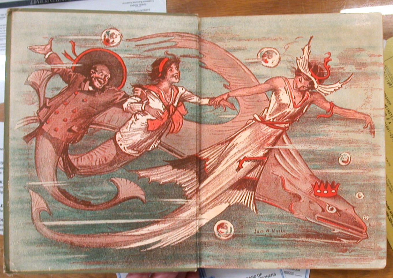 The Sea Fairies front endpapers