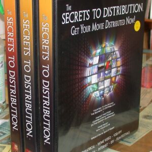 The Secrets to Distribution spines of all three volumes plus front cover of Volume 3