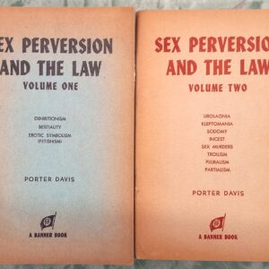 Sex Perversion and the Law front covers of both volumes