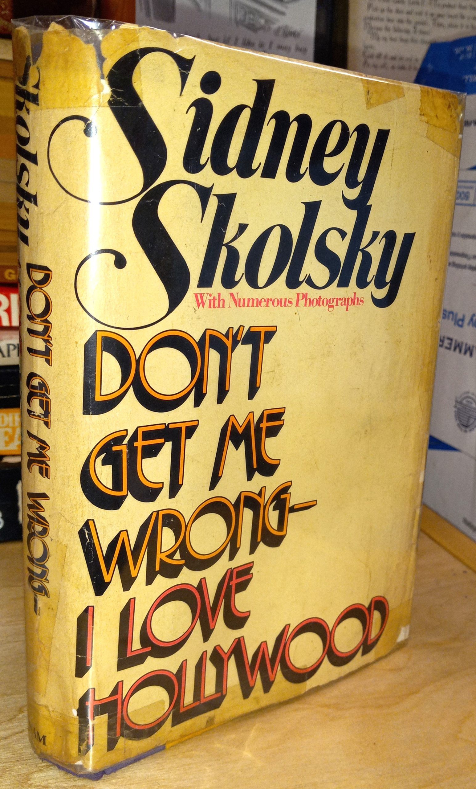 Don't Get Me Wrong - I Love Hollywood jacket spine and front