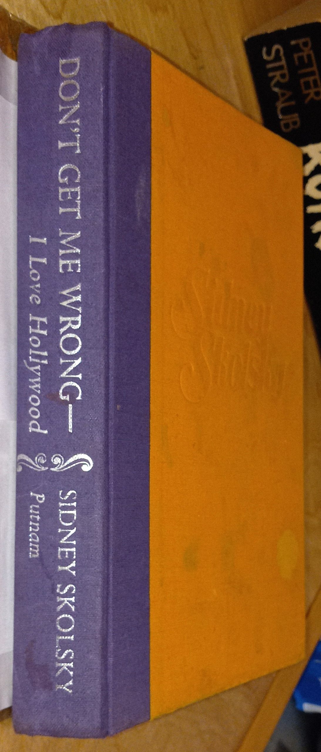 Don't Get Me Wrong - I Love Hollywood binding spine and front board