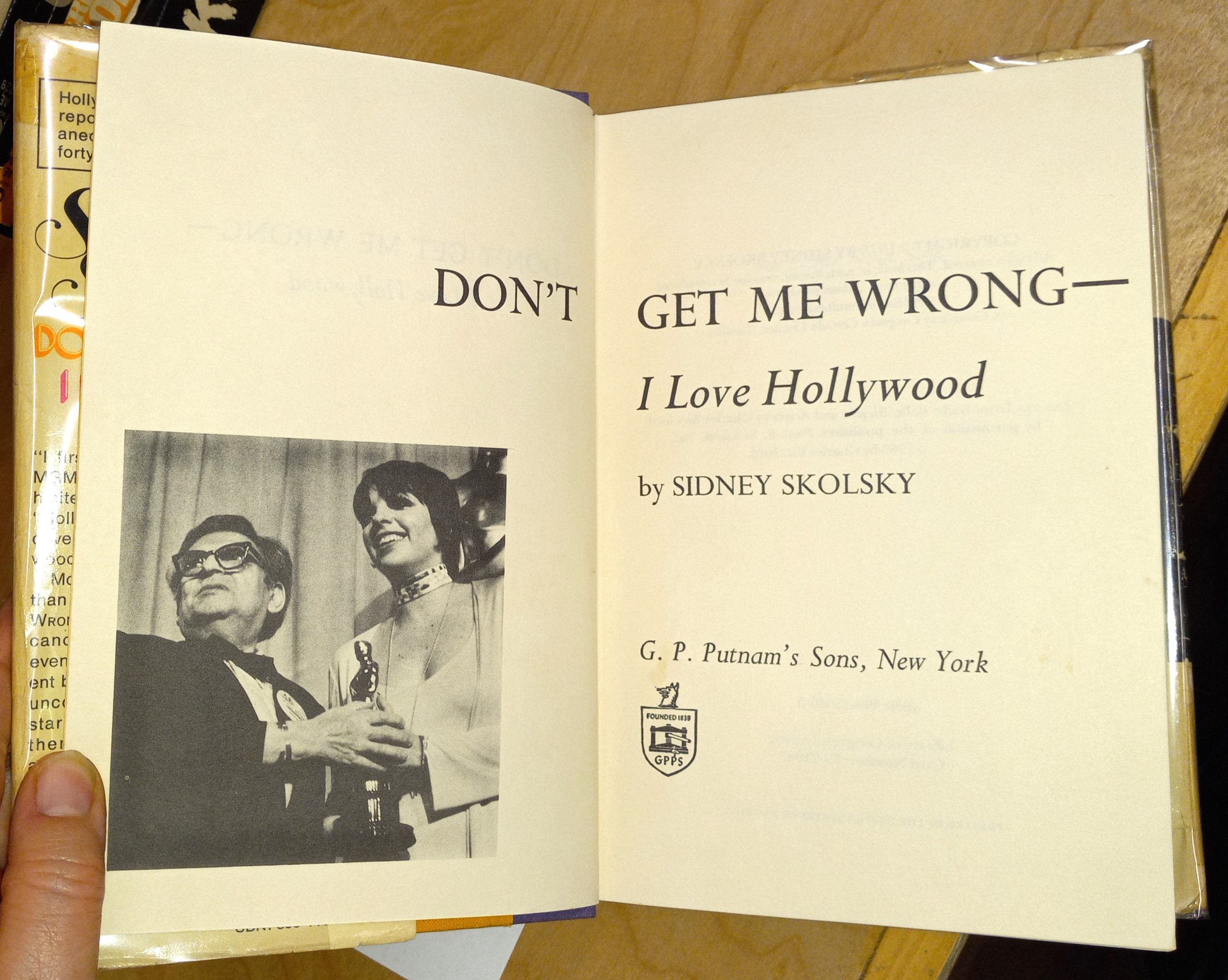 Don't Get Me Wrong - I Love Hollywood double title page