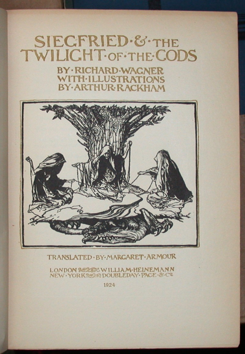 Siegfried and the Twilight of the Gods title page