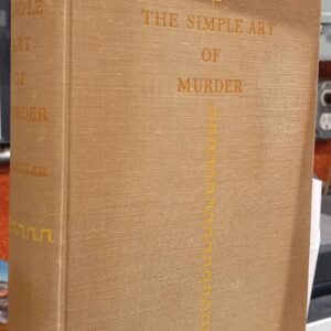 The Simple Art of Murder binding spine and front board