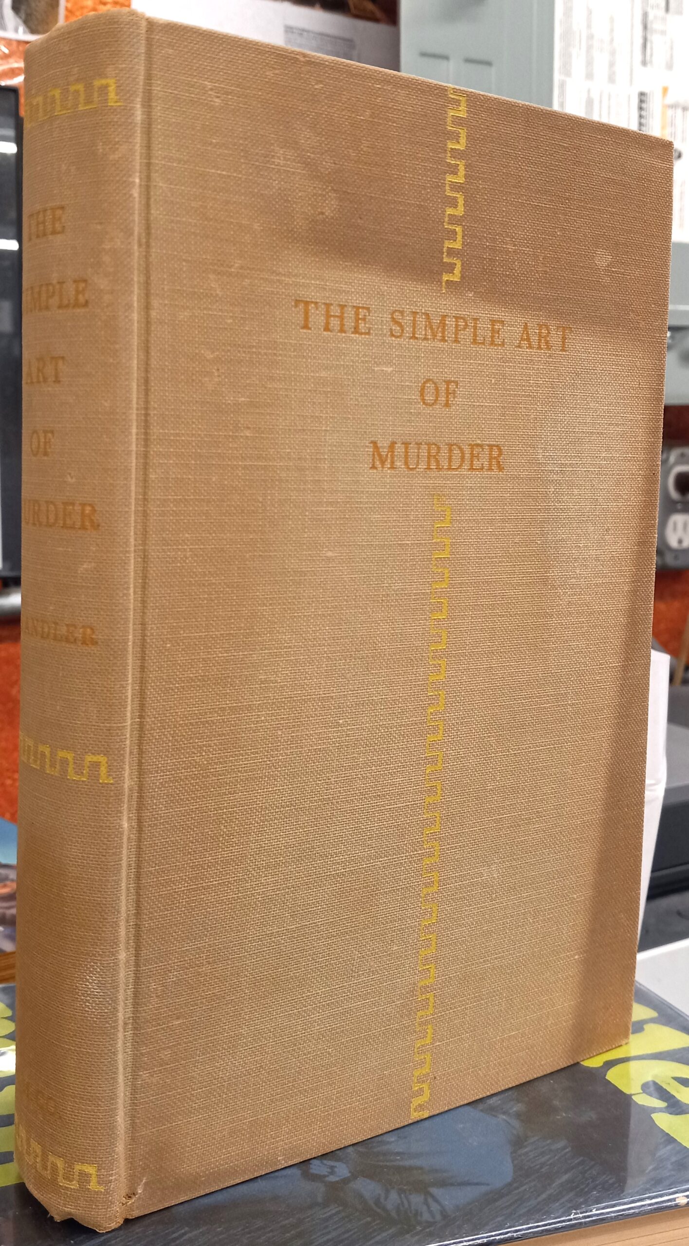 The Simple Art of Murder spine and front board