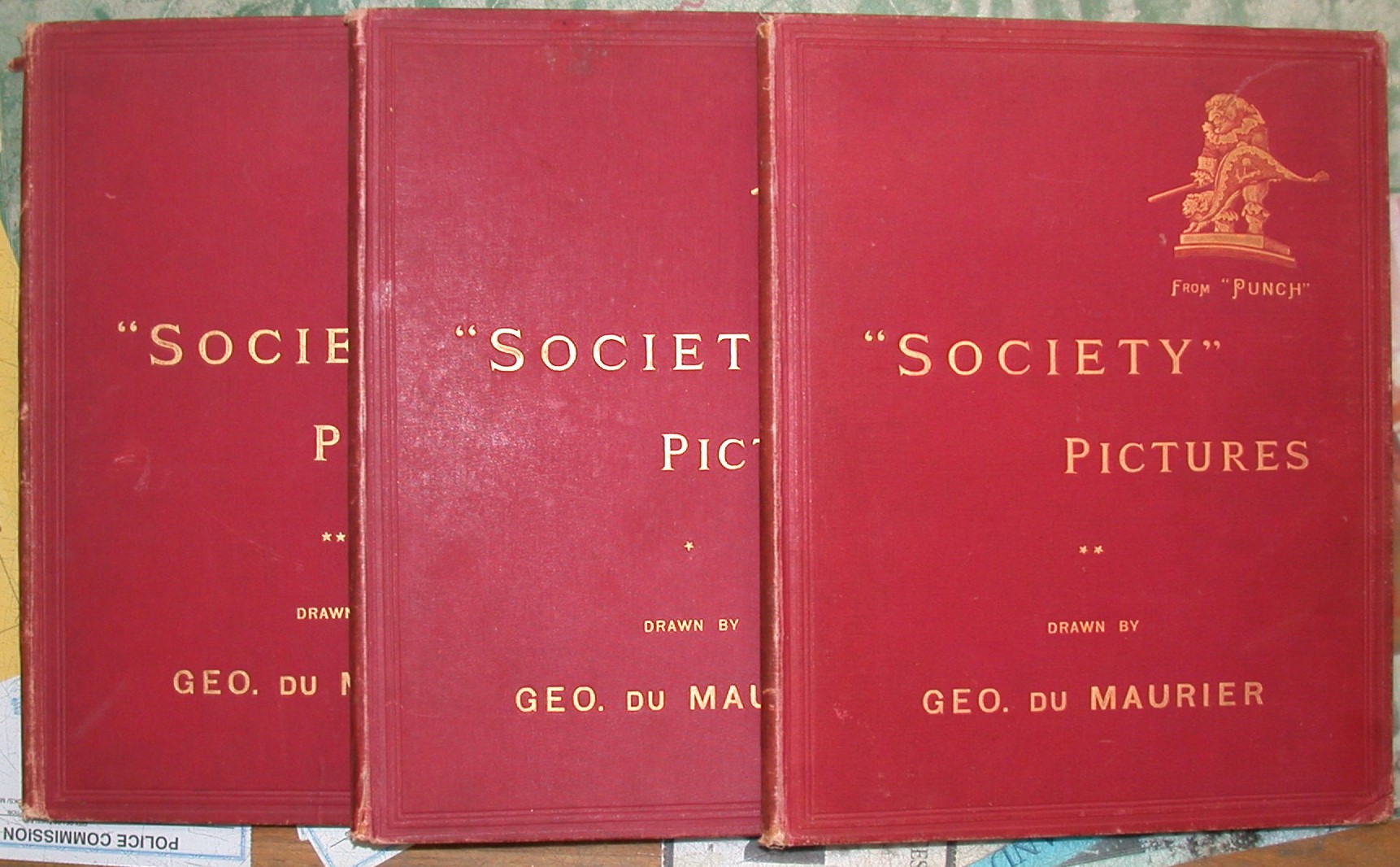 Society Pictures from Punch front boards of all three volumes