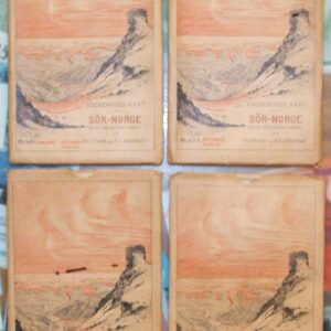 Aschehougs Kart Over Sor-Norge four maps in envelopes