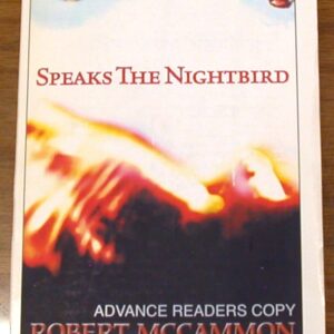 Speaks the Nightbird front cover