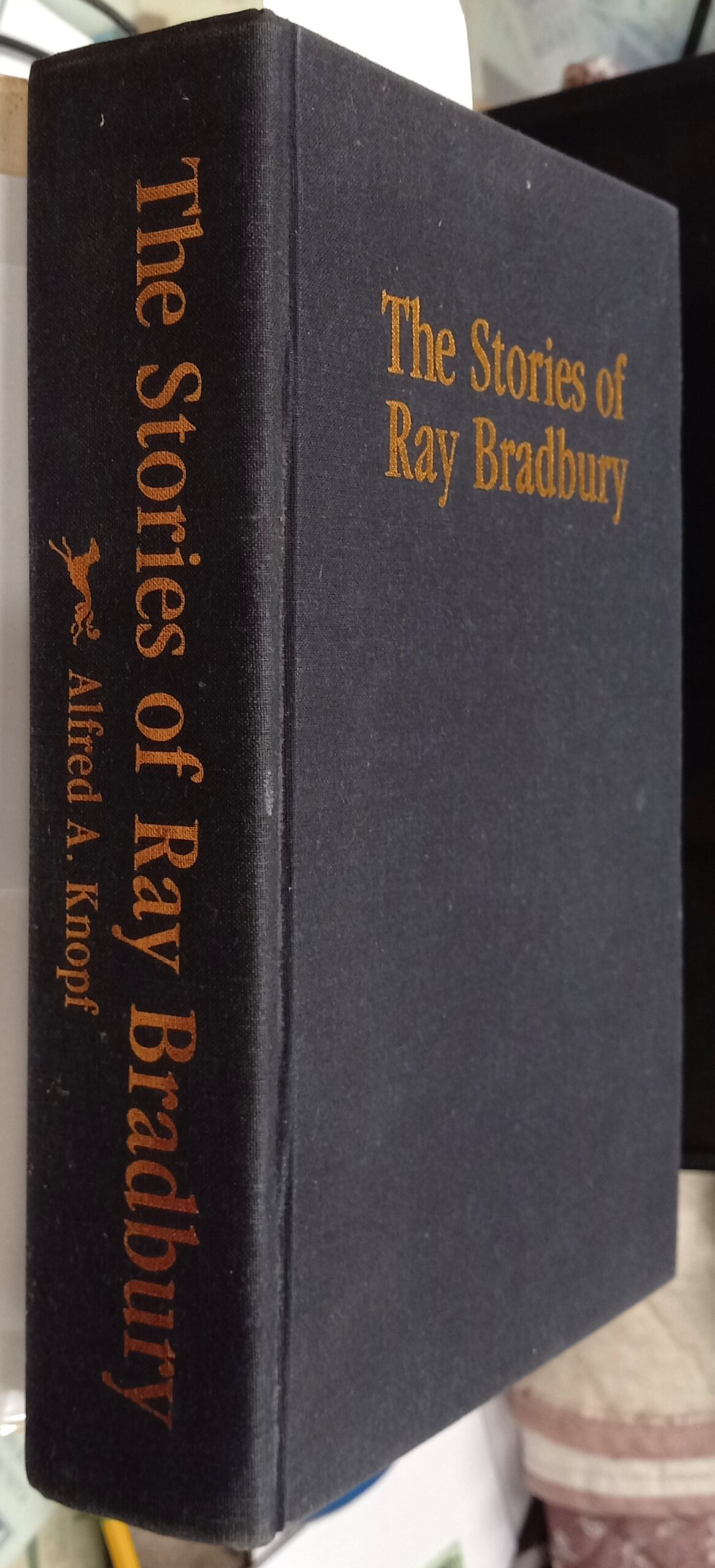 The Stories of Ray Bradbury binding spine and front board