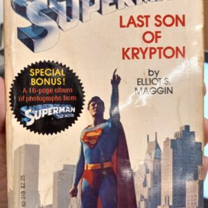 Superman Last Son of Krypton front cover