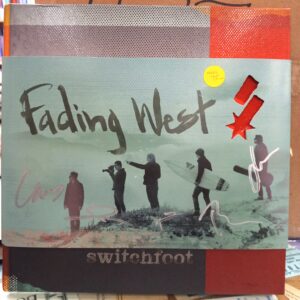 Switchfoot Fading West inside front cover showing DVD in sleeve