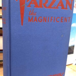 Tarzan the Magnificent binding spine and front board
