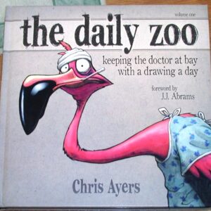The Daily Zoo title page with author's inscription