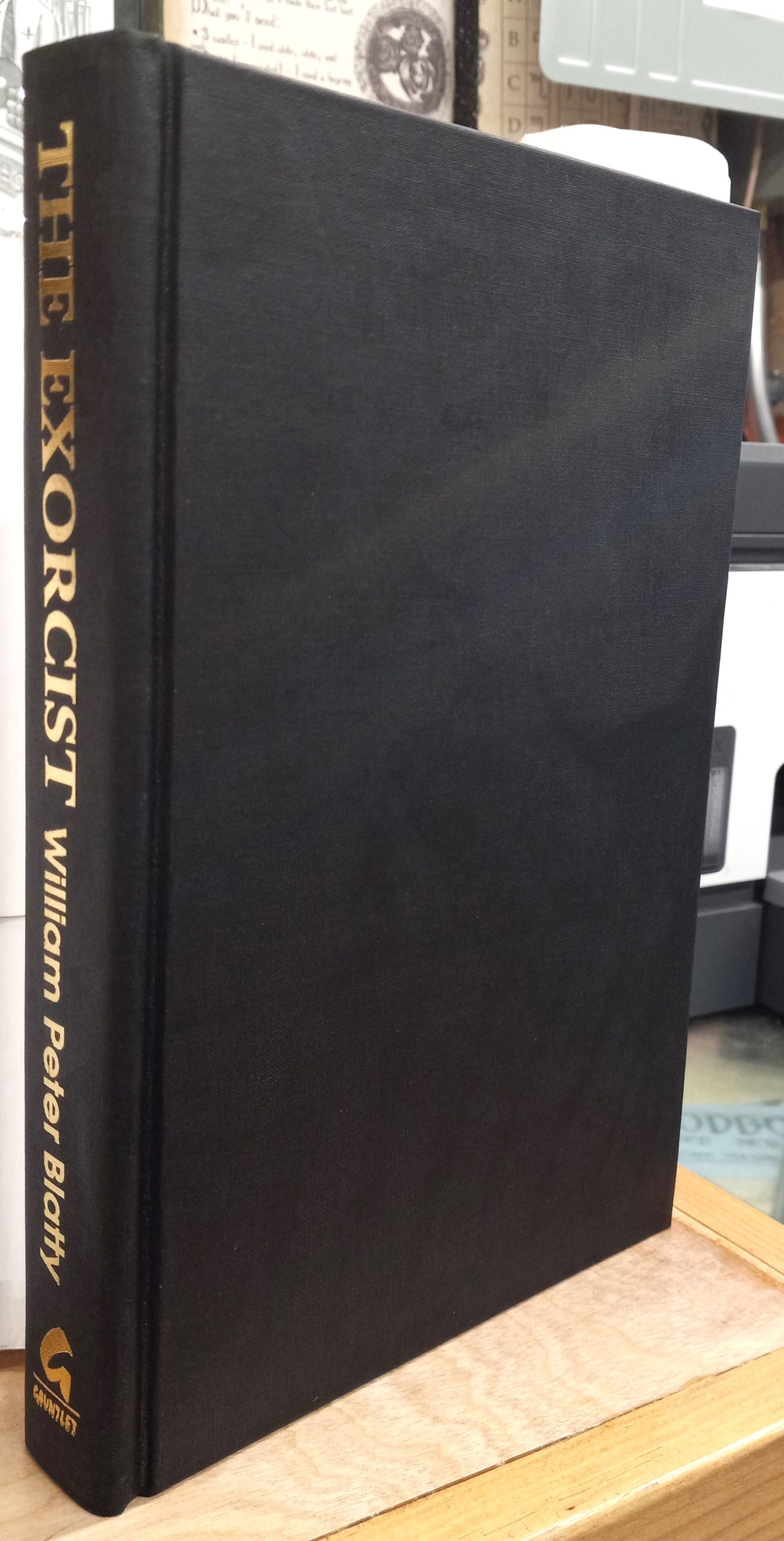 The Exorcist binding spine and front board