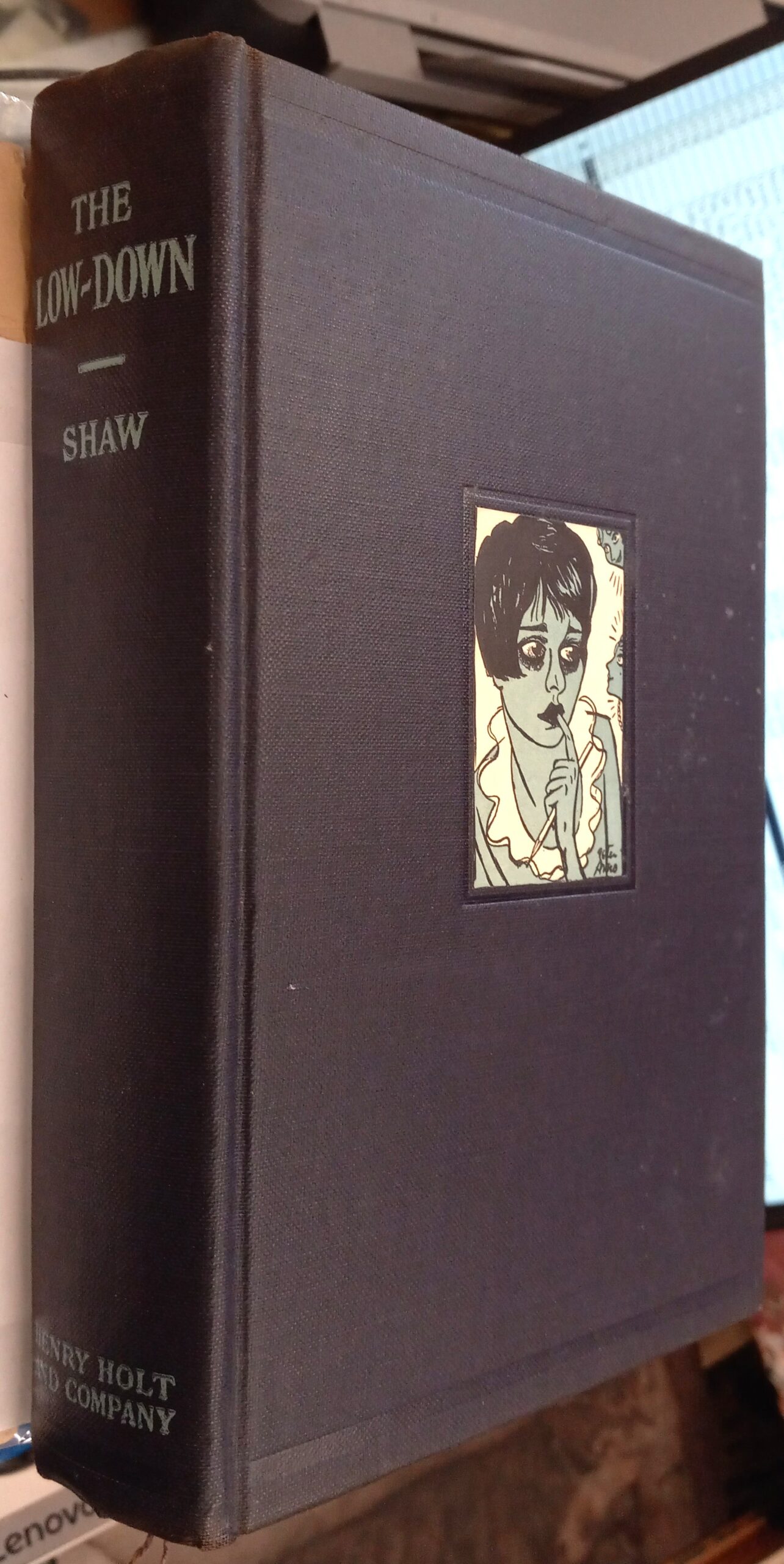 The Low-Down binding spine and front board