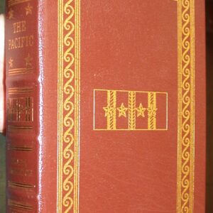 The Pacific binding spine and front board