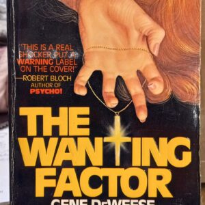 The Wanting Factor front cover