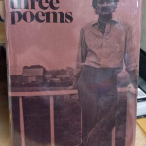 Three Poems jacket front