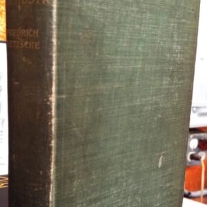 Thus Spake Zarathustra binding spine and front board