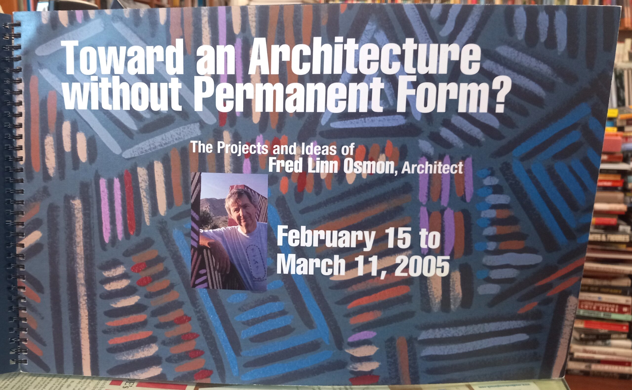 Toward an Architecture without Permanent Form title page