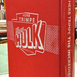 The Incredible Hulk Herb Trimpe Artist Select Series jacketed spine of book inside slipcase