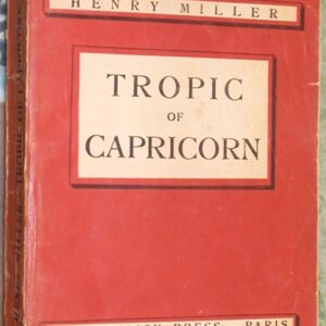 Tropic of Capricorn front cover