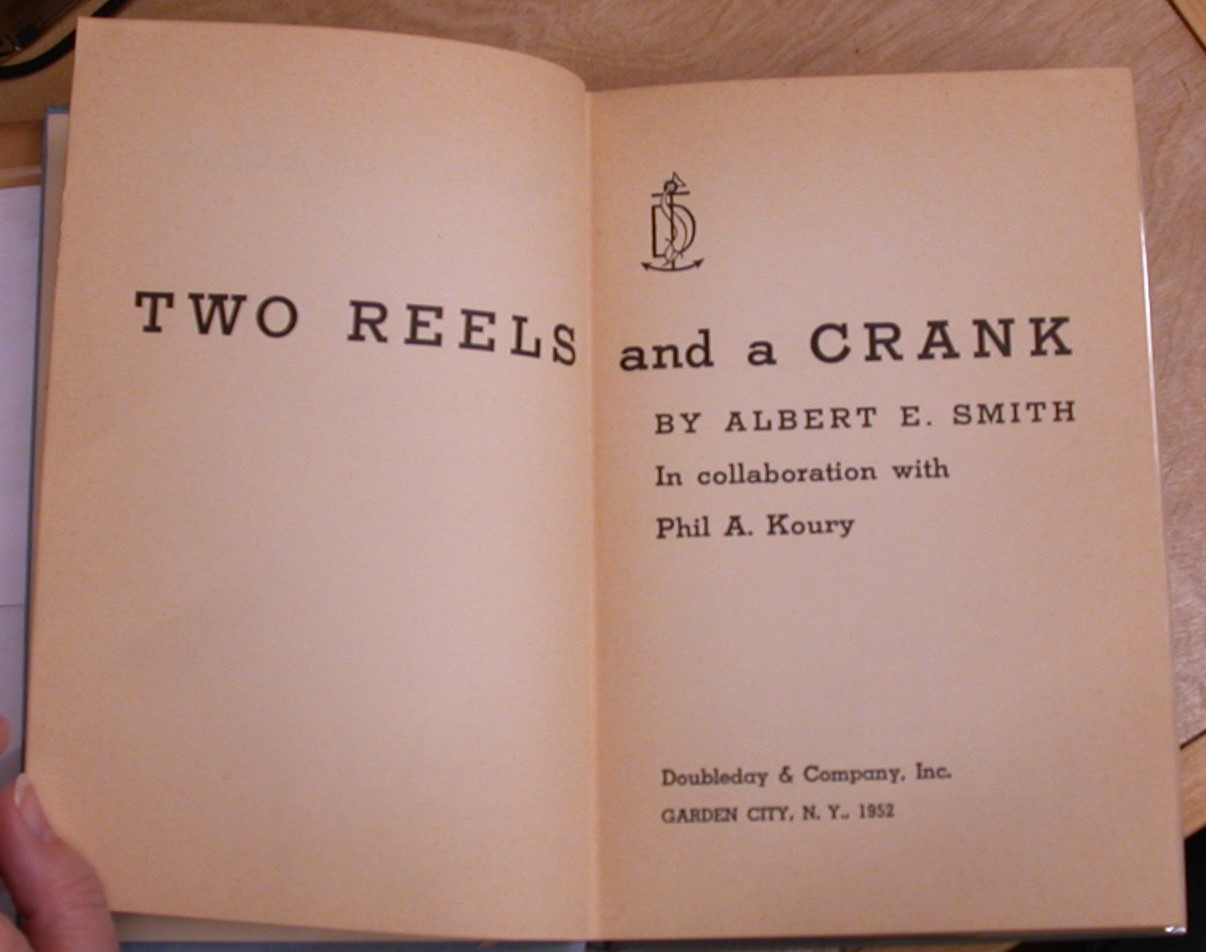 Two Reels and a Crank title pages