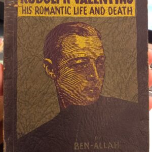Rudolph Valentino His Romantic Life and Death front cover