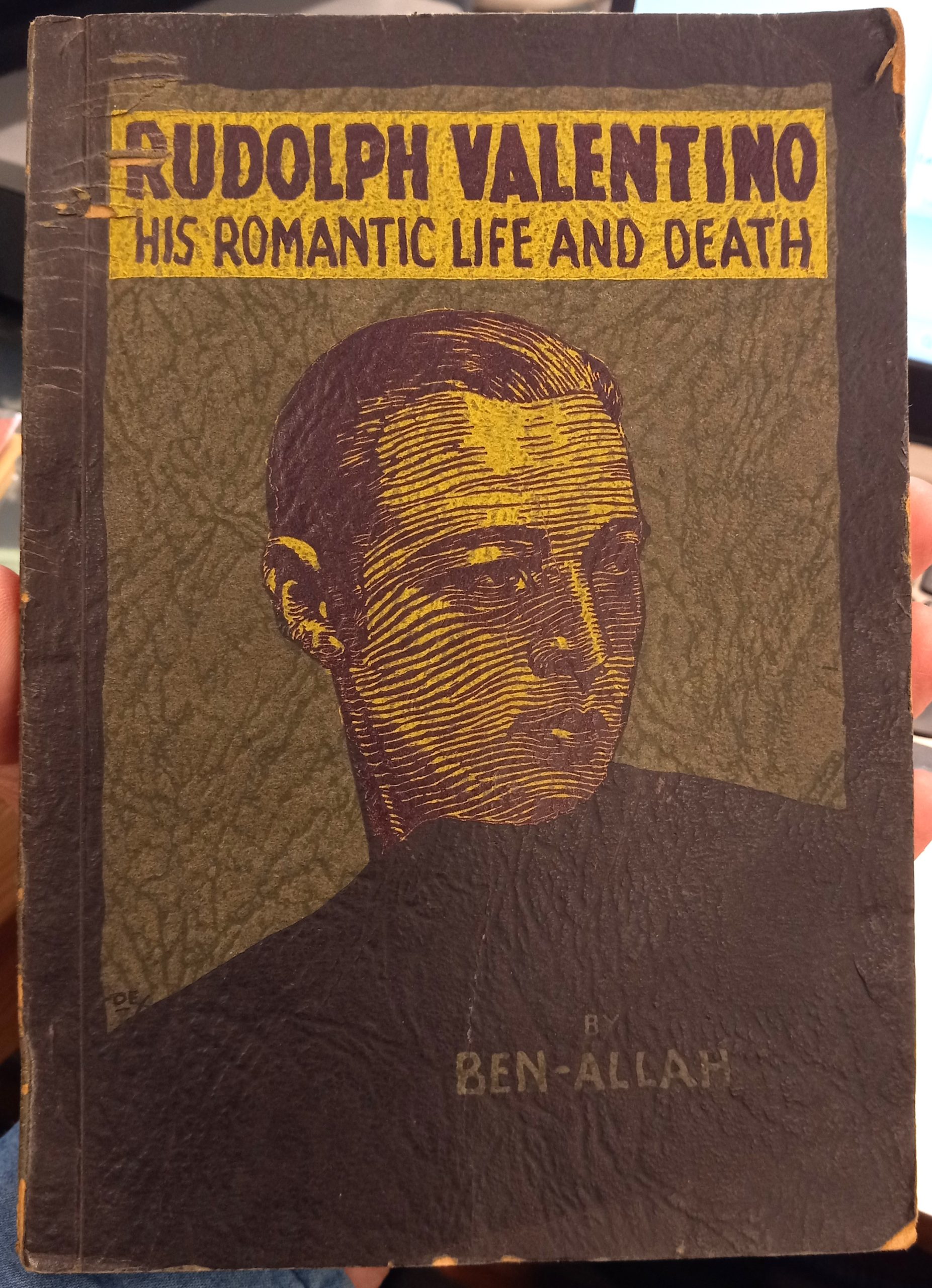 Rudolph Valentino His Romantic Life and Death front cover
