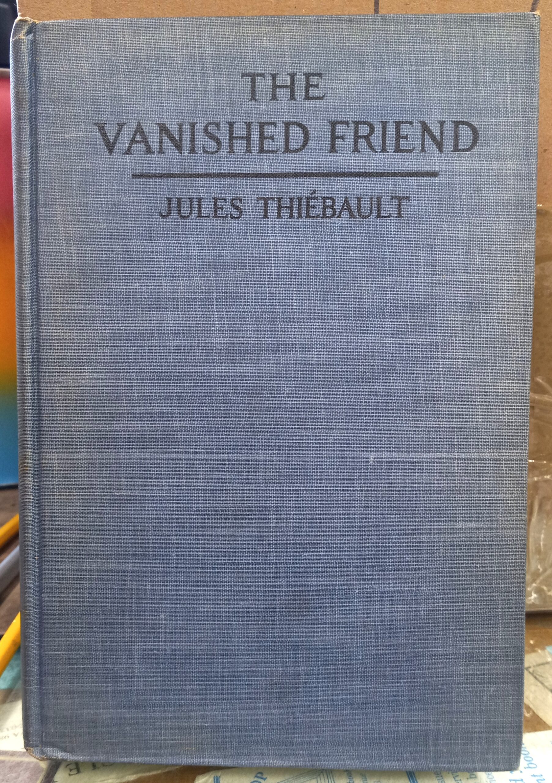 The Vanished Friend front board
