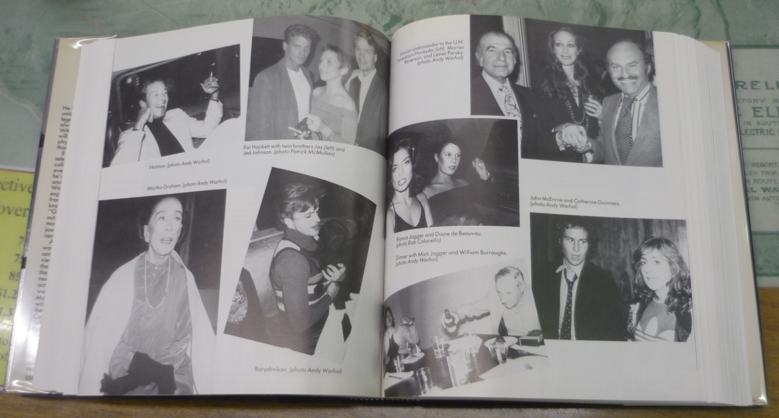 The Andy Warhol Diaries photo pages