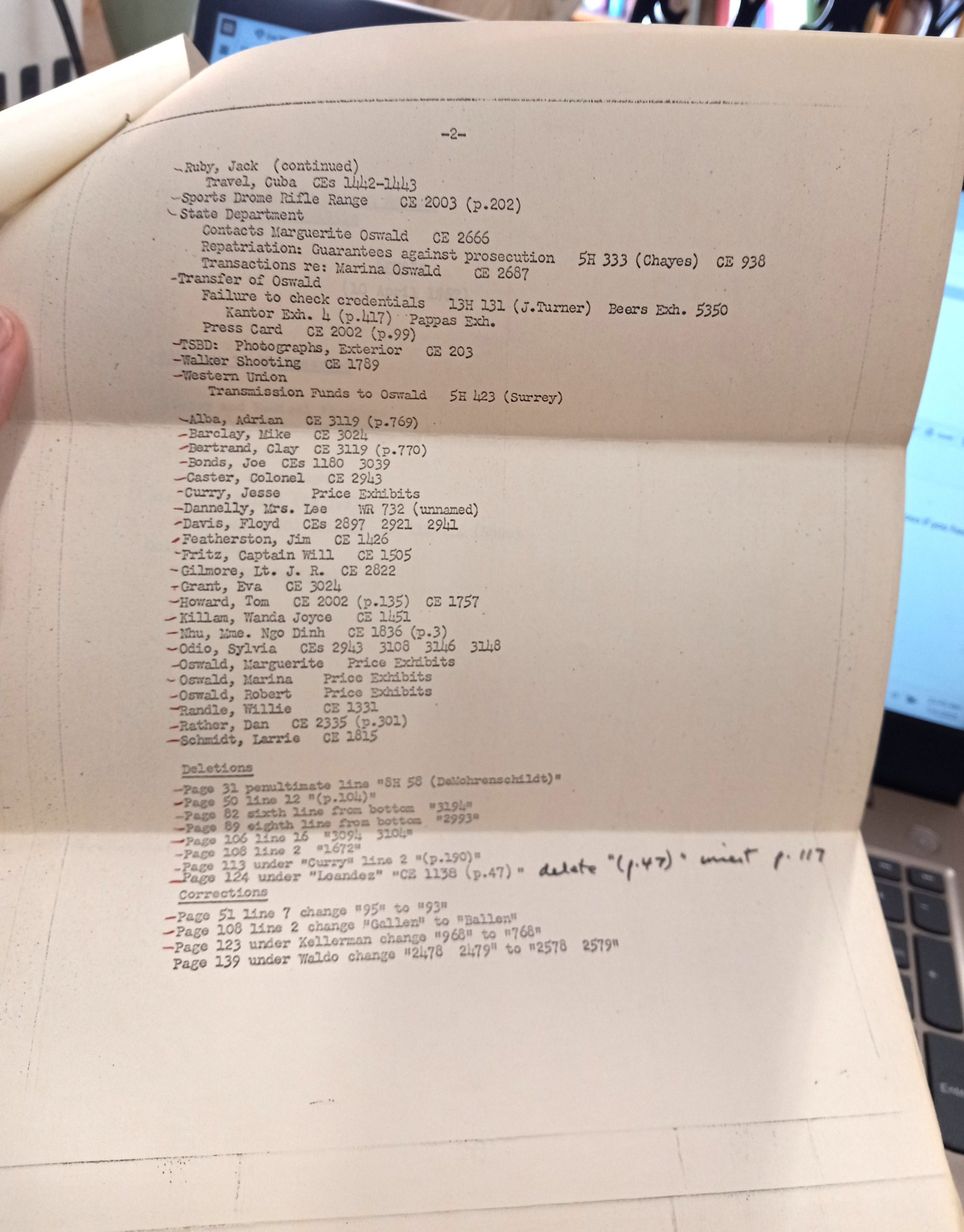 Warren Index errata page 2