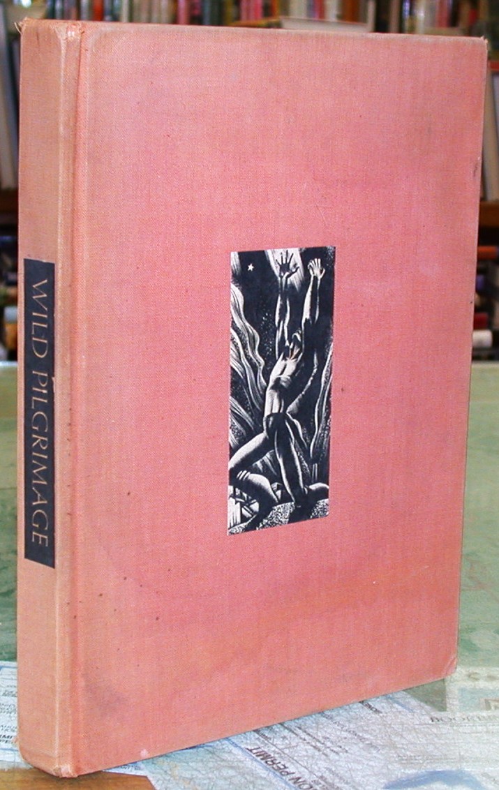 Wild Pilgrimage binding spine and front board
