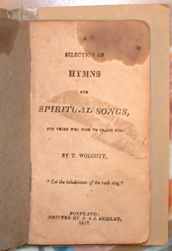 A Selection of Hymns and Spiritual Songs title page