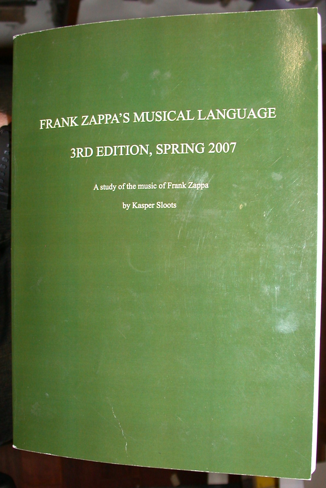 Frank Zappa's Musical Language front cover