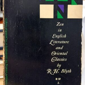 Zen in English Literature and Oriental Classics front cover