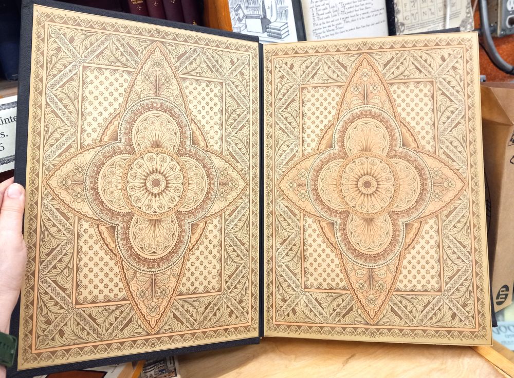 Die Bible front endpapers
