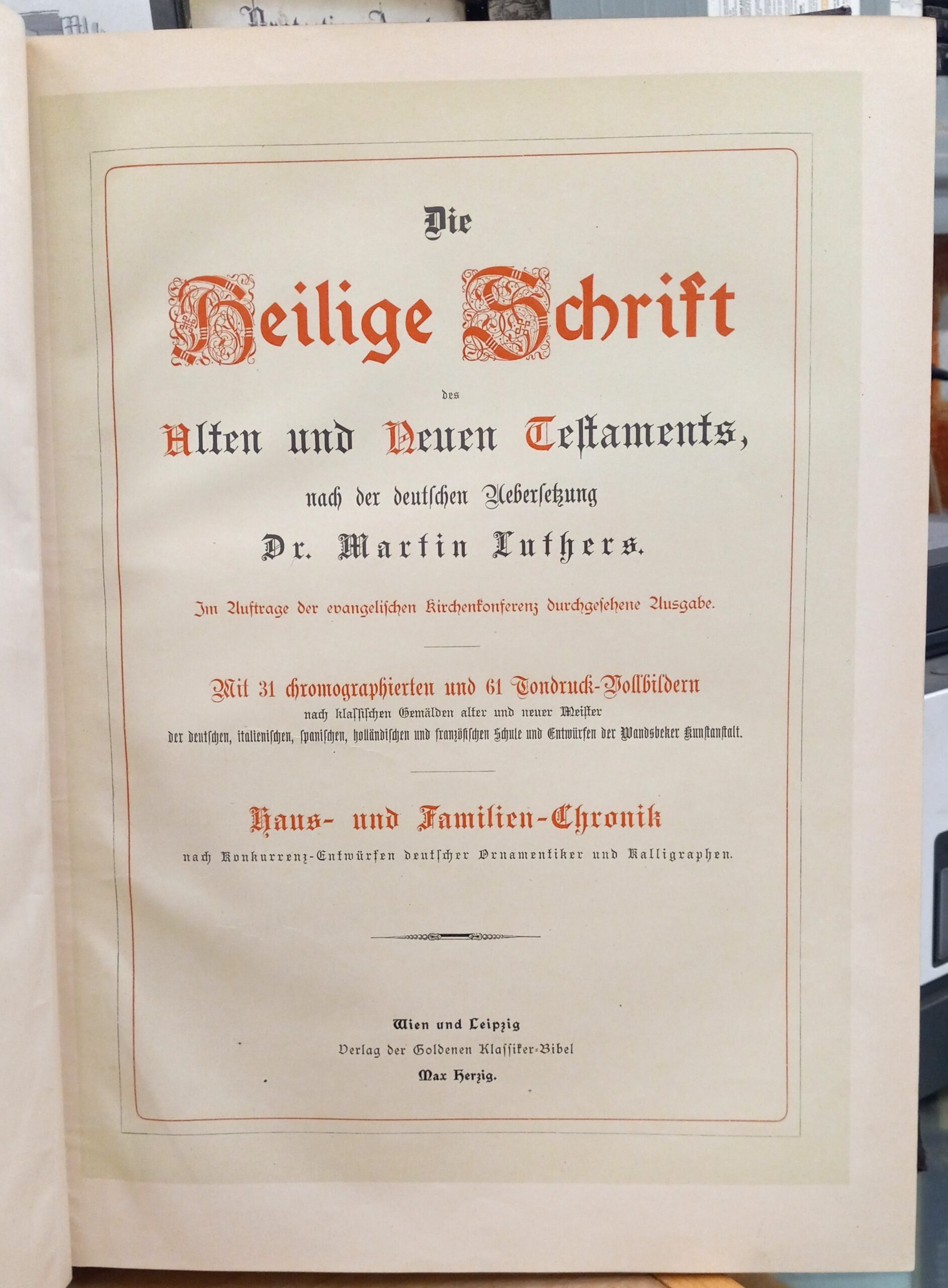 Die Bibel title page