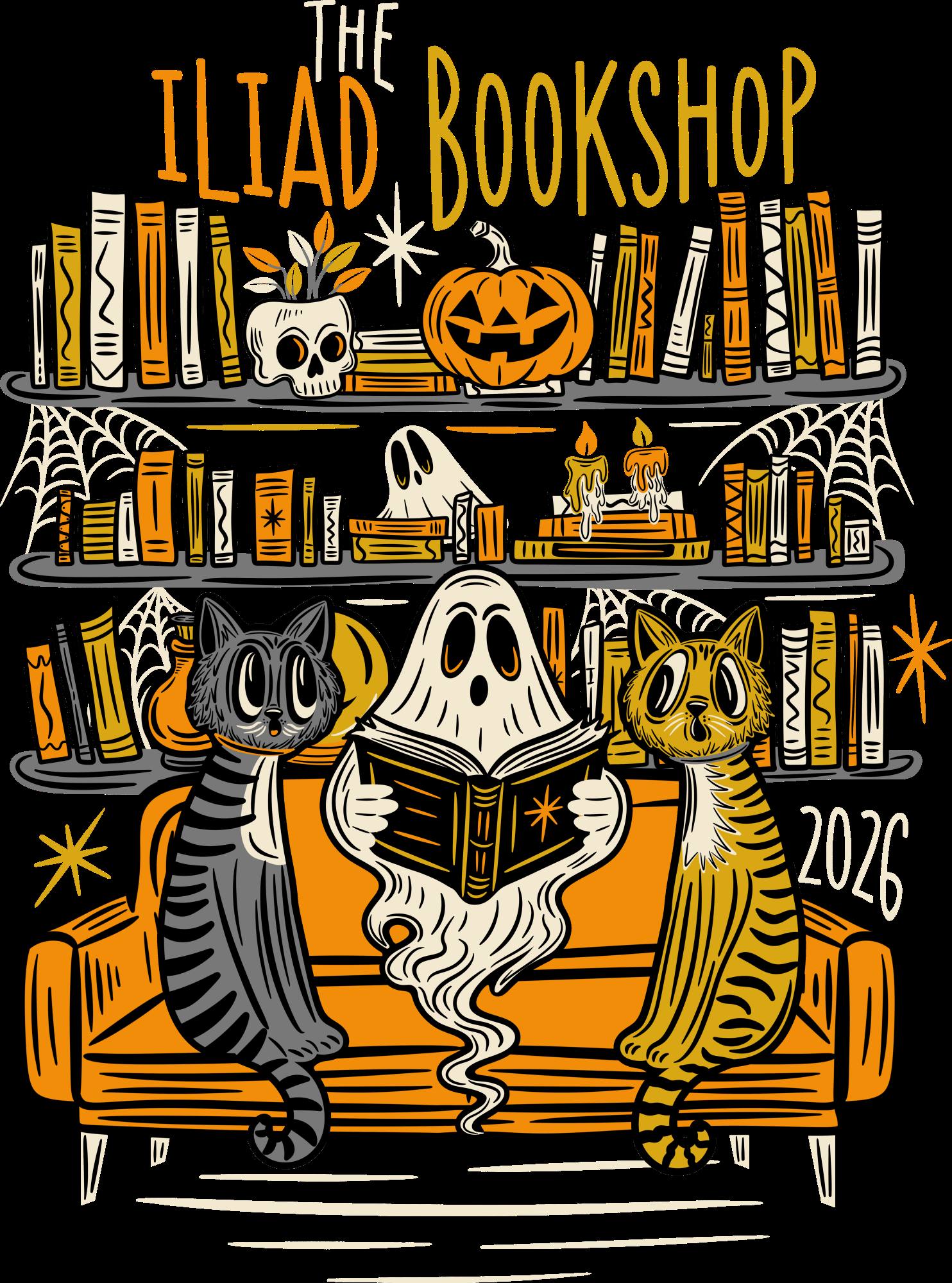 Art for Iliad's 2026 Halloween Shirt (by Darling Ghoul Studios)