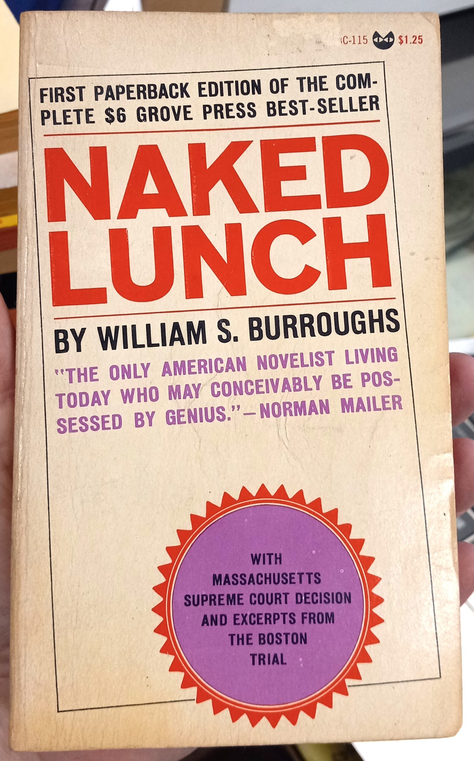 Naked Lunch front cover