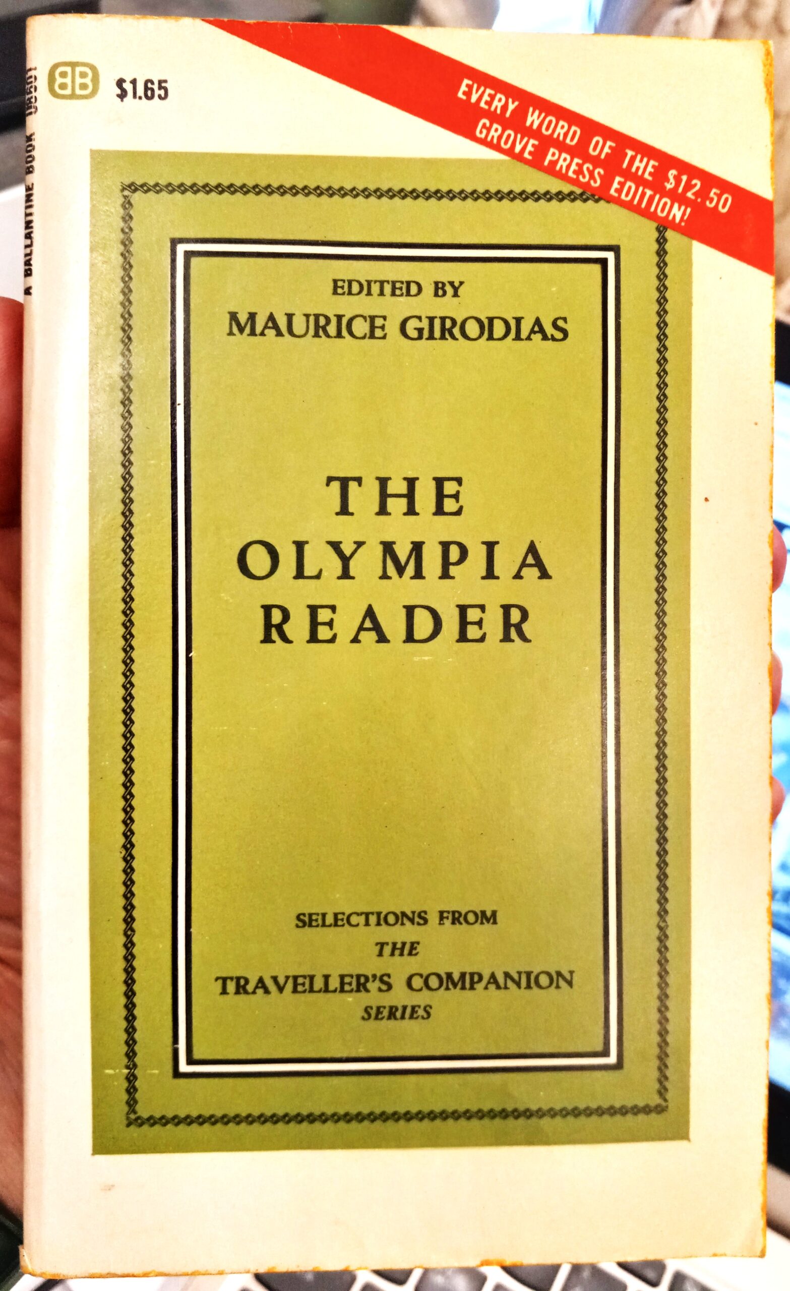 The Olympia Reader front cover