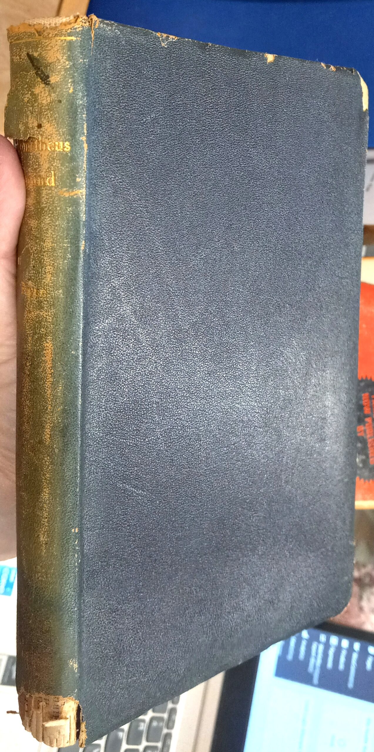 Prometheus Bound spine and front cover