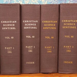 (Christian Science): Christian Science Sentinel 1980-1983 (8 Vols.)