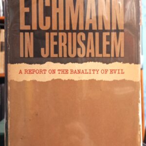 Eichmann in Jerusalem jacket front