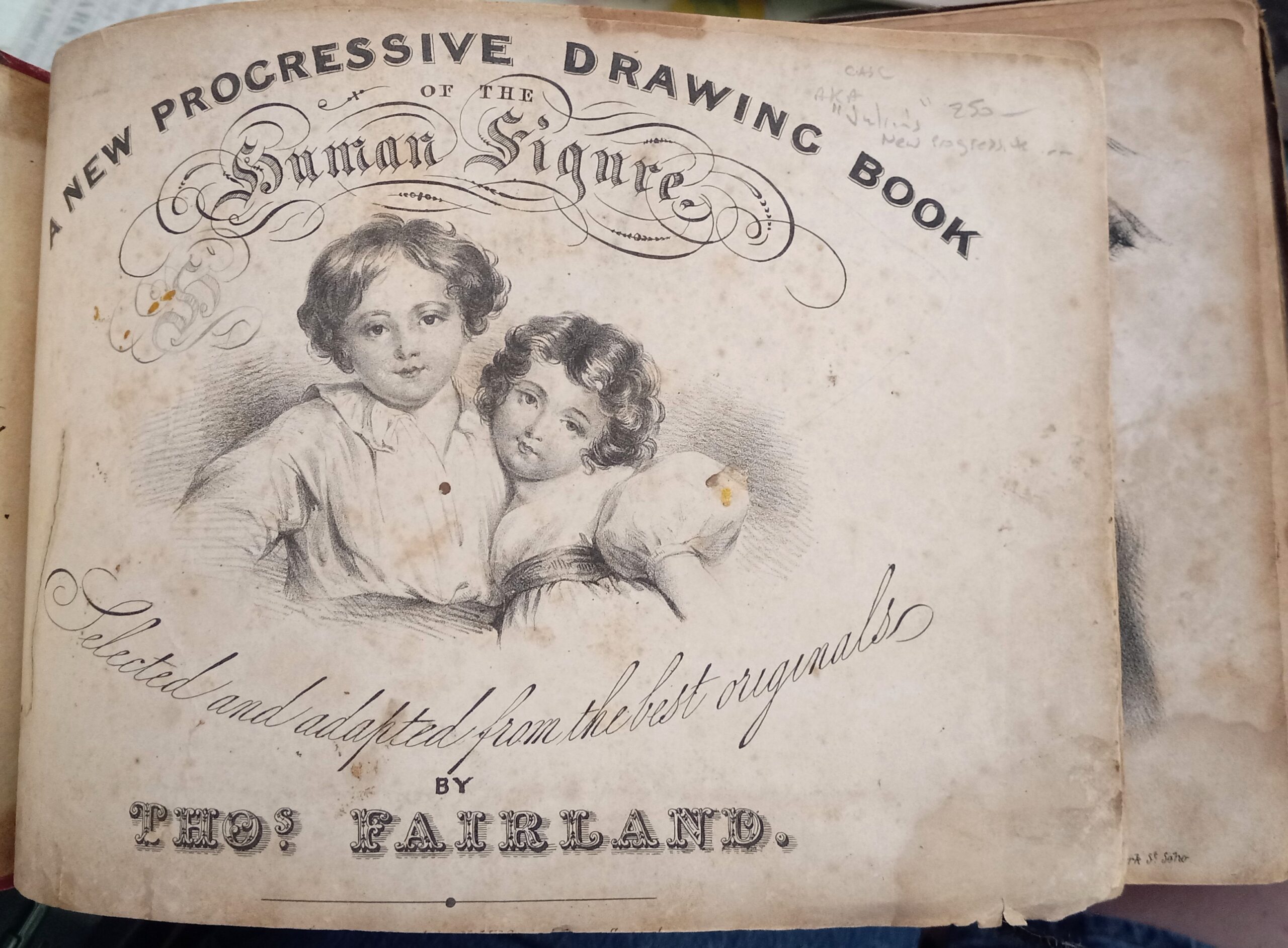 The New Progressive Drawing Book of the Human Figure title page